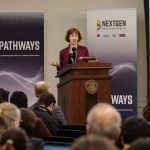 Jill Delston speaks at the NextGen Pathways Symposium