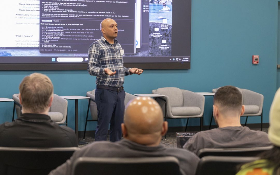 Vibe Coding Workshop exposes students, faculty and staff to emerging technology