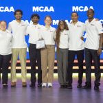 UMSL students at the MCAA convention