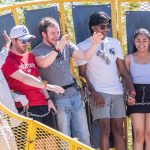 UMSL students hold on during the G-Force