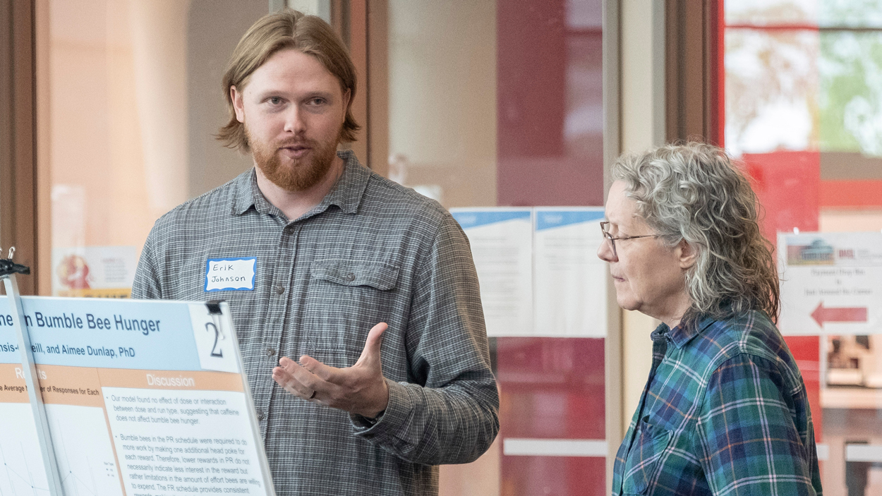 University of Missouri–St. Louis Biology PHd student Erik Johnson, talks about his research titled " The causation and maintenance of male genital antisymmetry in the livebearer xenophallus umbratillis" w