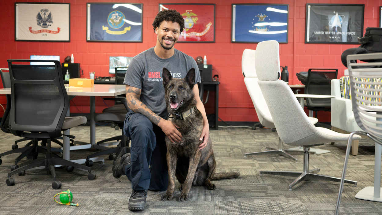 Ahmad Houston and Hecktor, who served together in the U.S. Air Force