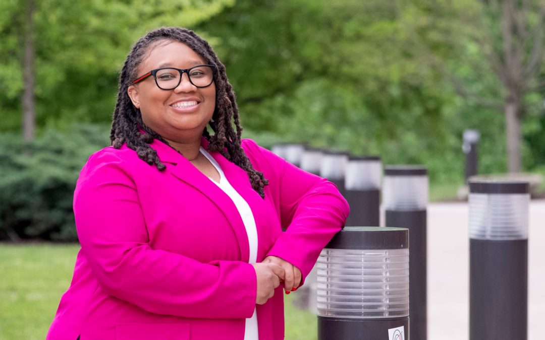 Social work student marshal Erica Martin-Gaines dedicated to making a difference with St. Louis youth