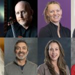 (Clockwise from top left) Stephanie Merritt, John McGrosso, Sandra Langeslag, Carissa Philippi, Annah Bender, Shannon Ahrndt, Marc Spingola and Laura Miller