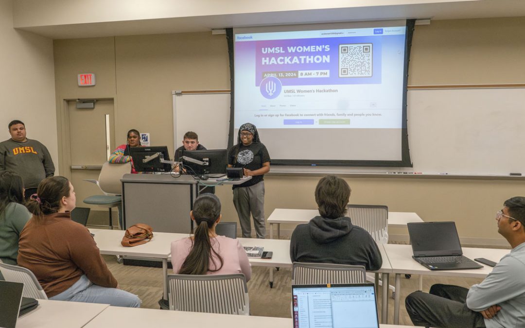 Alum Ed Deuser and his employer, RGA, supporting hackathon at UMSL