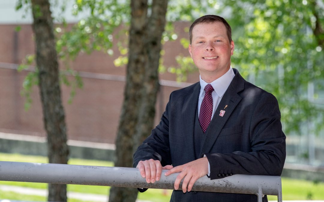 Accounting graduate Grant Ebert built community and confidence through campus involvement at UMSL