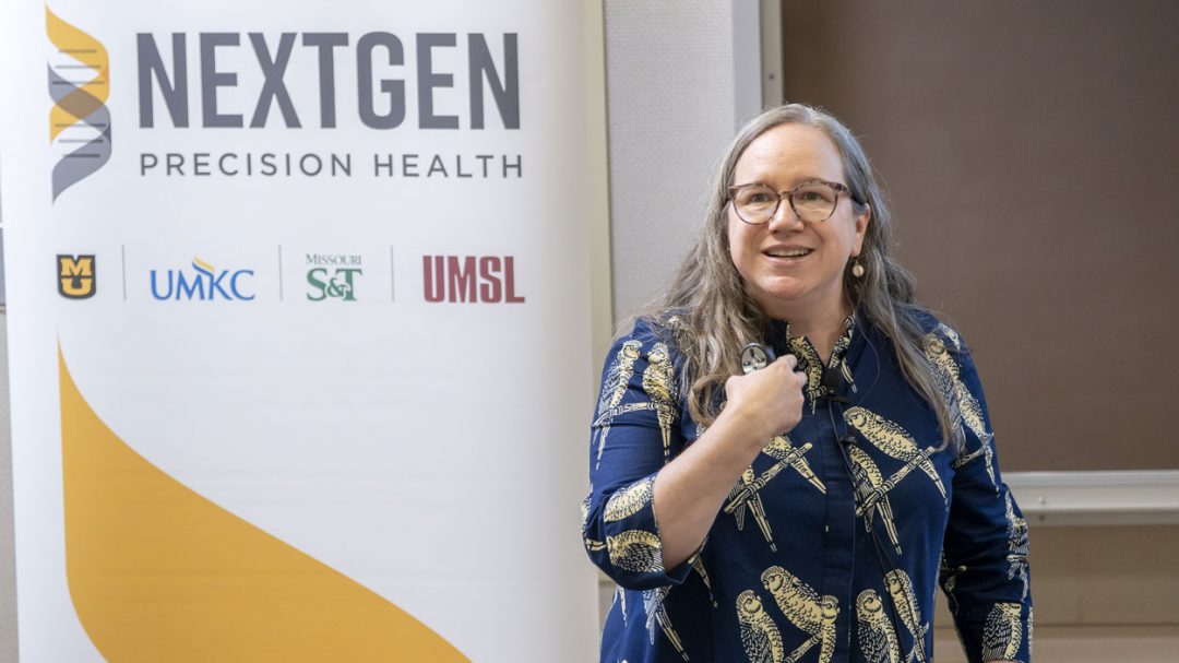 Biologist Aimee Dunlap discusses research on the ecology and evolution of learning as part of NextGen Precision Health Discovery Series