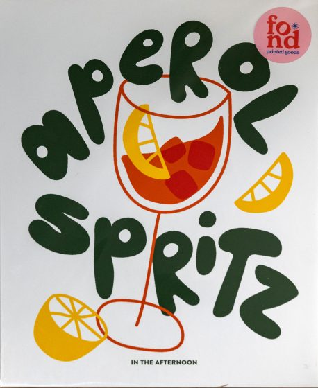 Aperol Spritz print from Fond Printed Goods