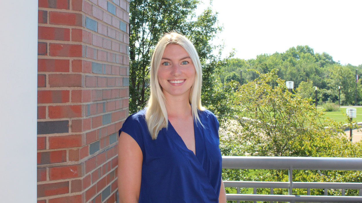 Optometry graduate Haley Metz