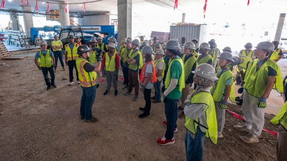 Engineering Summer Camp at Clayco site