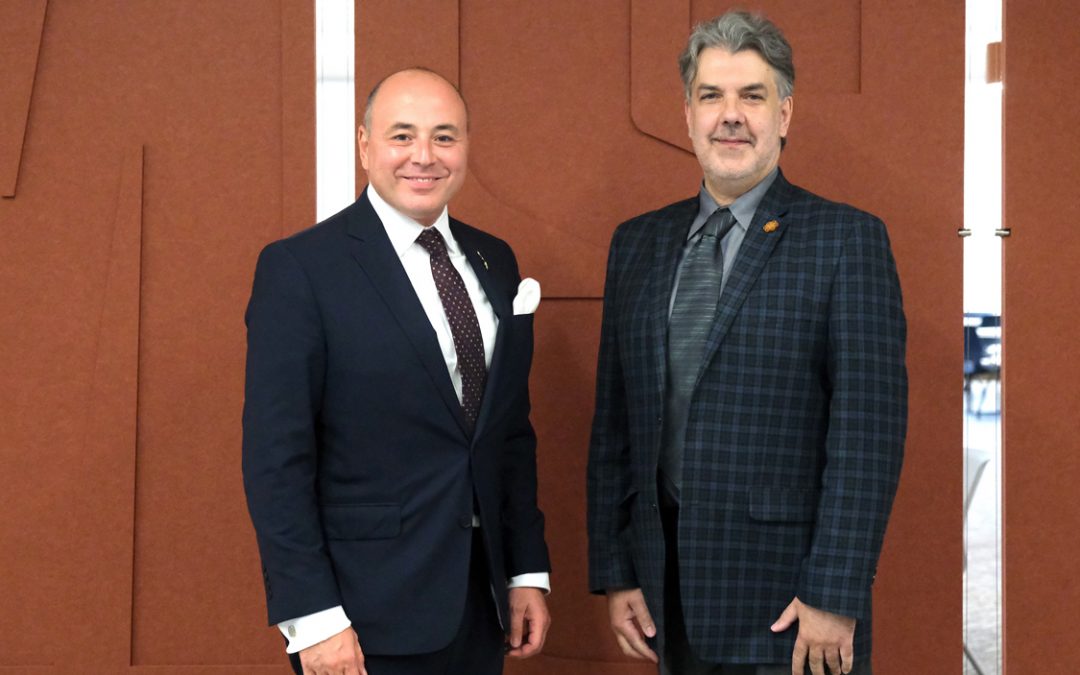 Dean Marius Boboc welcomes Romanian ambassador for campus visit