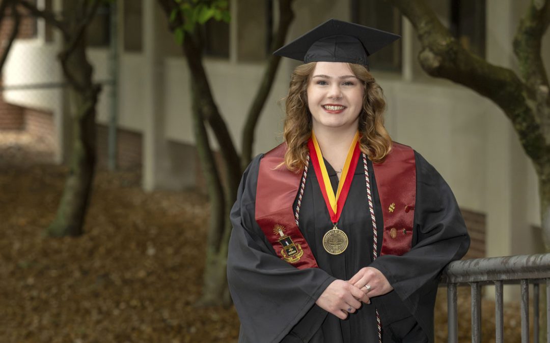 Allison Lendman relishing research experiences while pursuing master’s in biochemistry and biotechnology