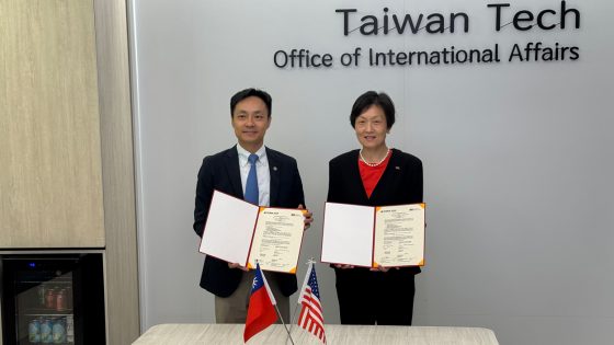 Taiwan Tech partnership agreement