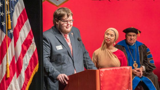 Kaine Koehler speech at New Student Convocation