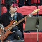 G Schmiedeke plays bass