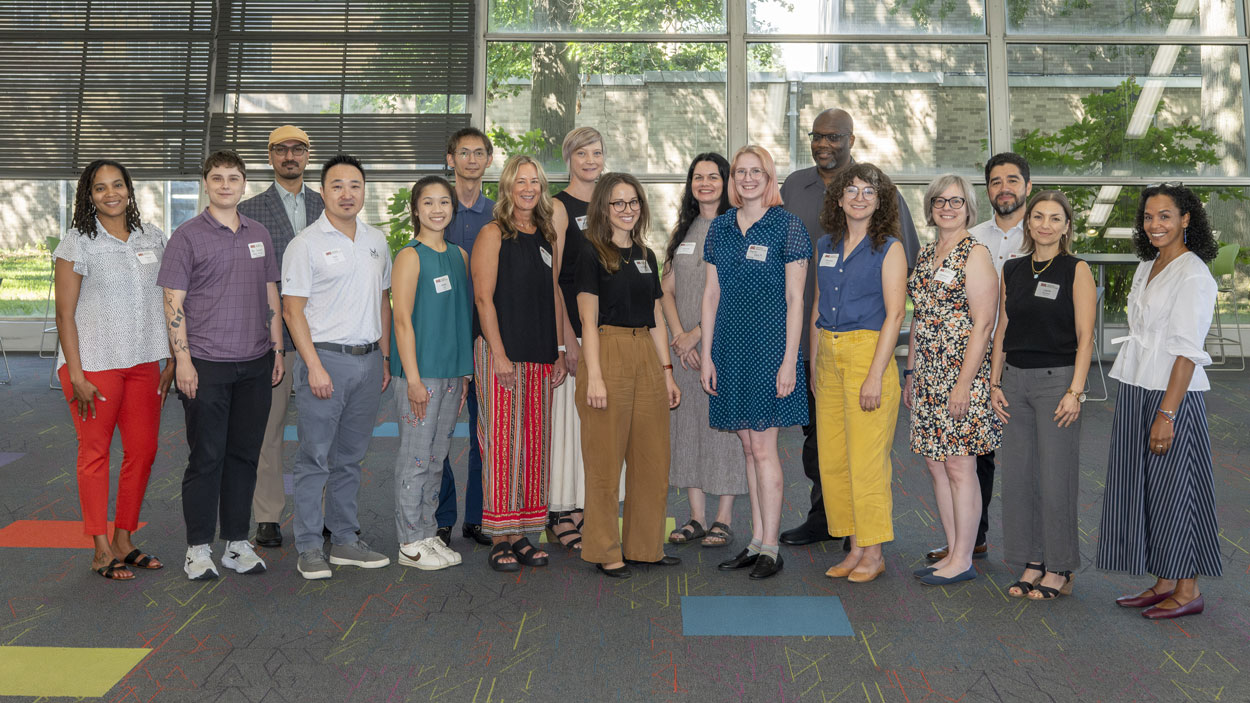 New faculty members at orientation