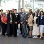 Administrators and faculty representing the University of Missouri–St. Louis, University of Missouri–Columbia and University of the Western Cape