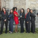 From left, Taylor Crownover, Natalie Schliekelman, Gaby Madriz, Zora Levette, Carolina Loayza, Vanessa Han, Evelyn Marquez and Ella Garcia make up the latest class of Coro Fellows.
