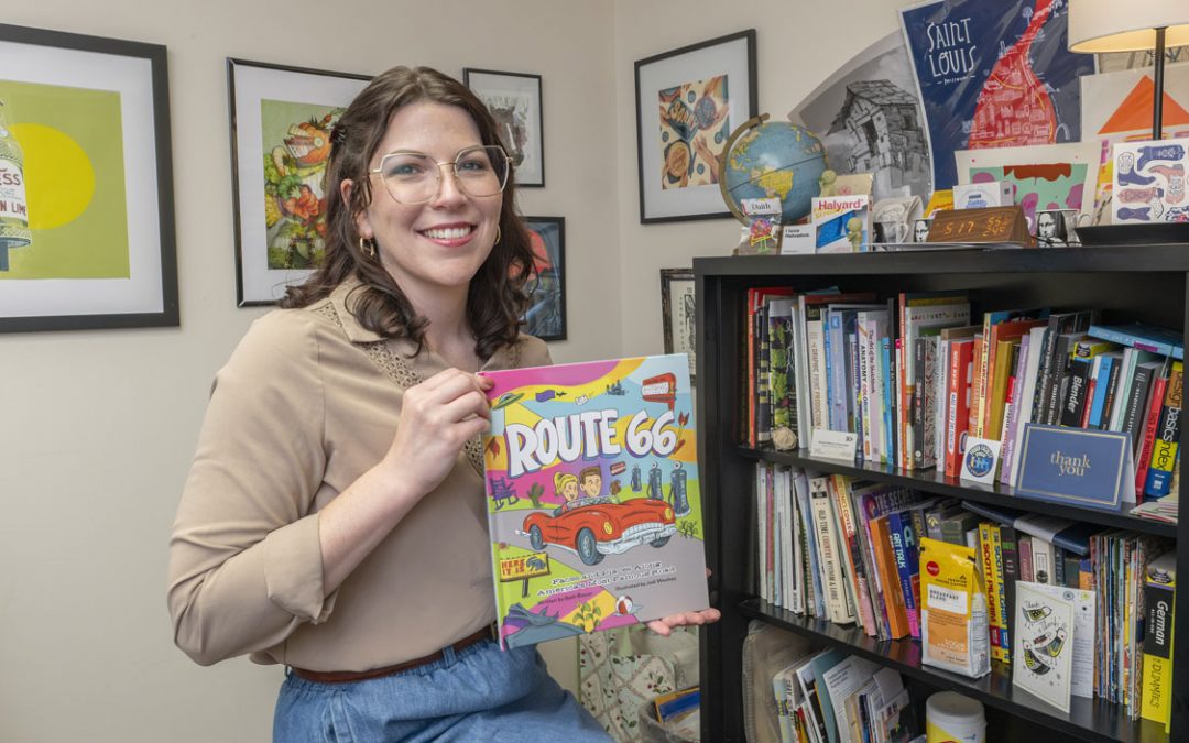 Assistant Professor Jodi Woolsey’s illustrations in new children’s book help revive the history of Route 66