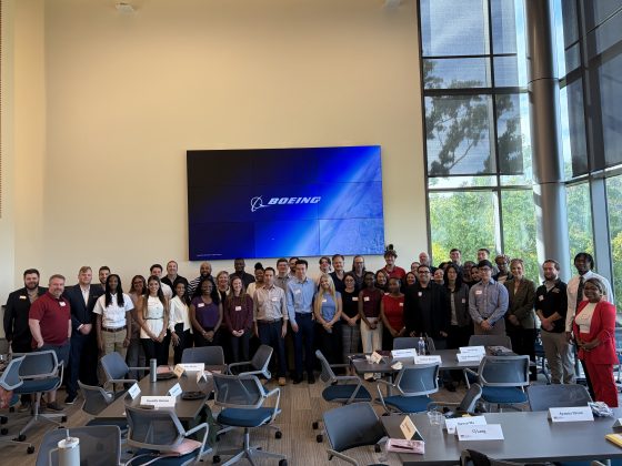 Boeing Mentorship Program participants and mentors