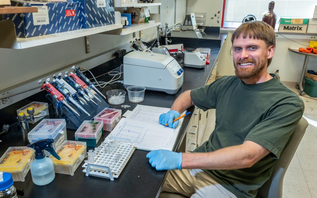 Biology PhD candidate Garrett Behrends conducts research in South Africa through Henry Mitchell Scholarship