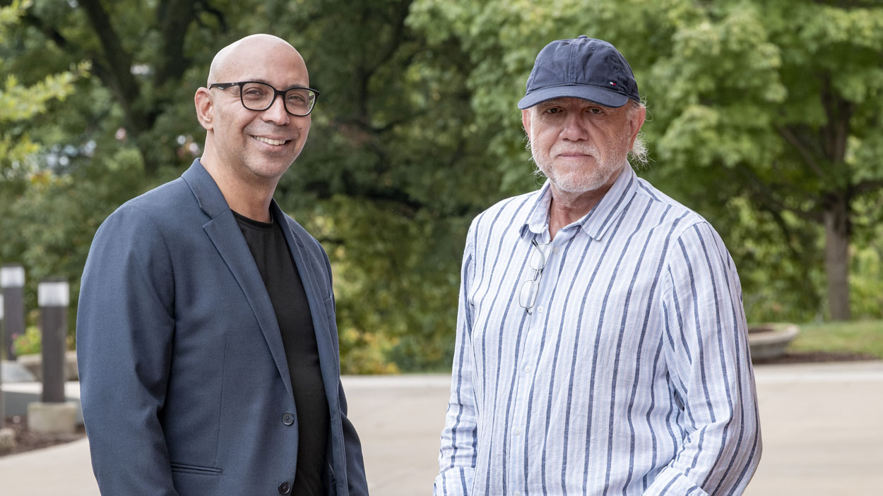 UMSL computer scientists Abde Mtibaa and Cezary Janikow